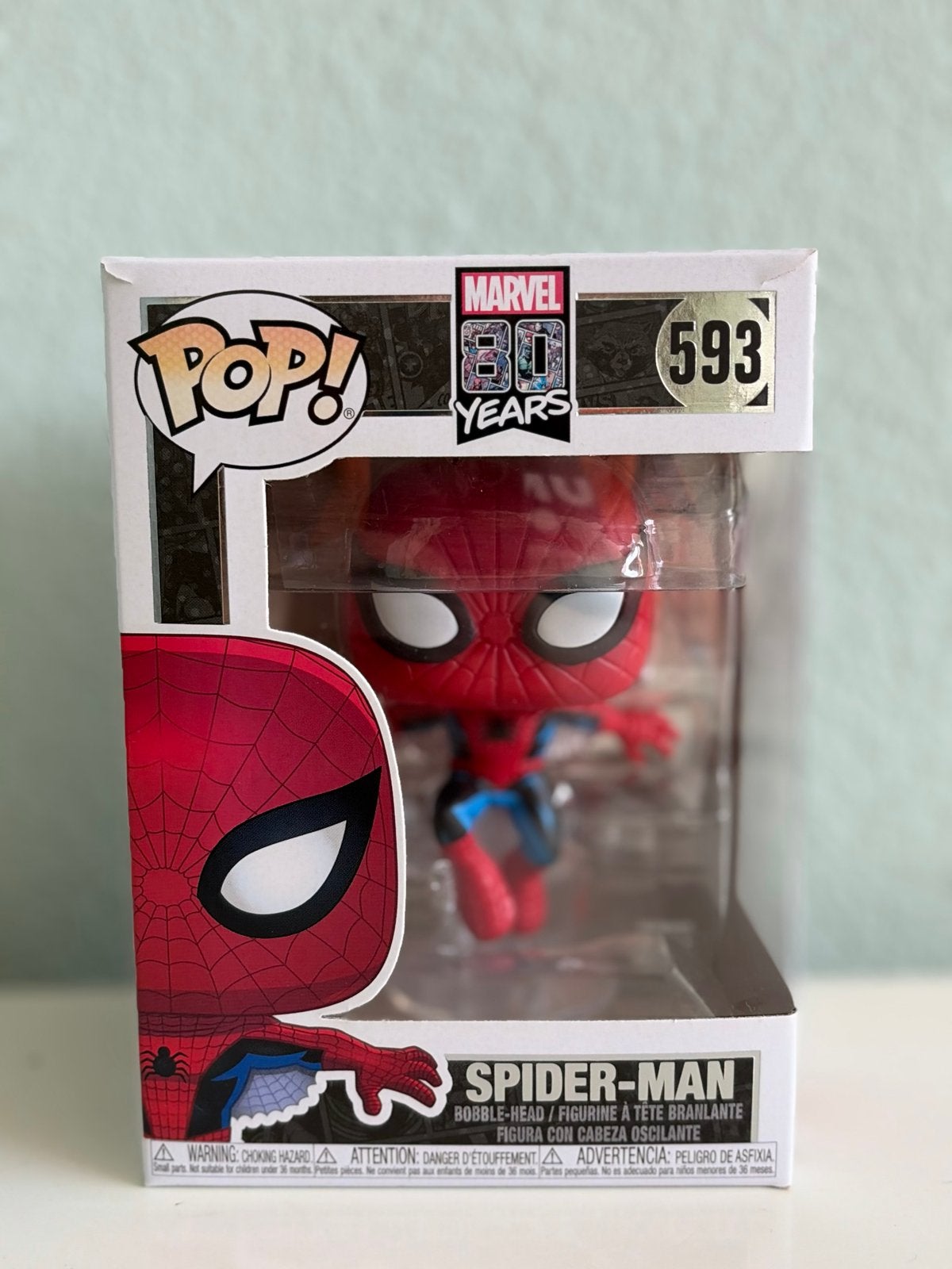 Funko Pop! Marvel Spider-Man 80 Years #593, Ophalen of Verzenden, Nieuw