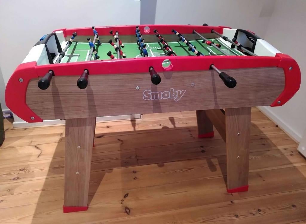 Smoby Tafelvoetbal & Airhockey 2-in-1 Speltafel, Ophalen, Gebruikt