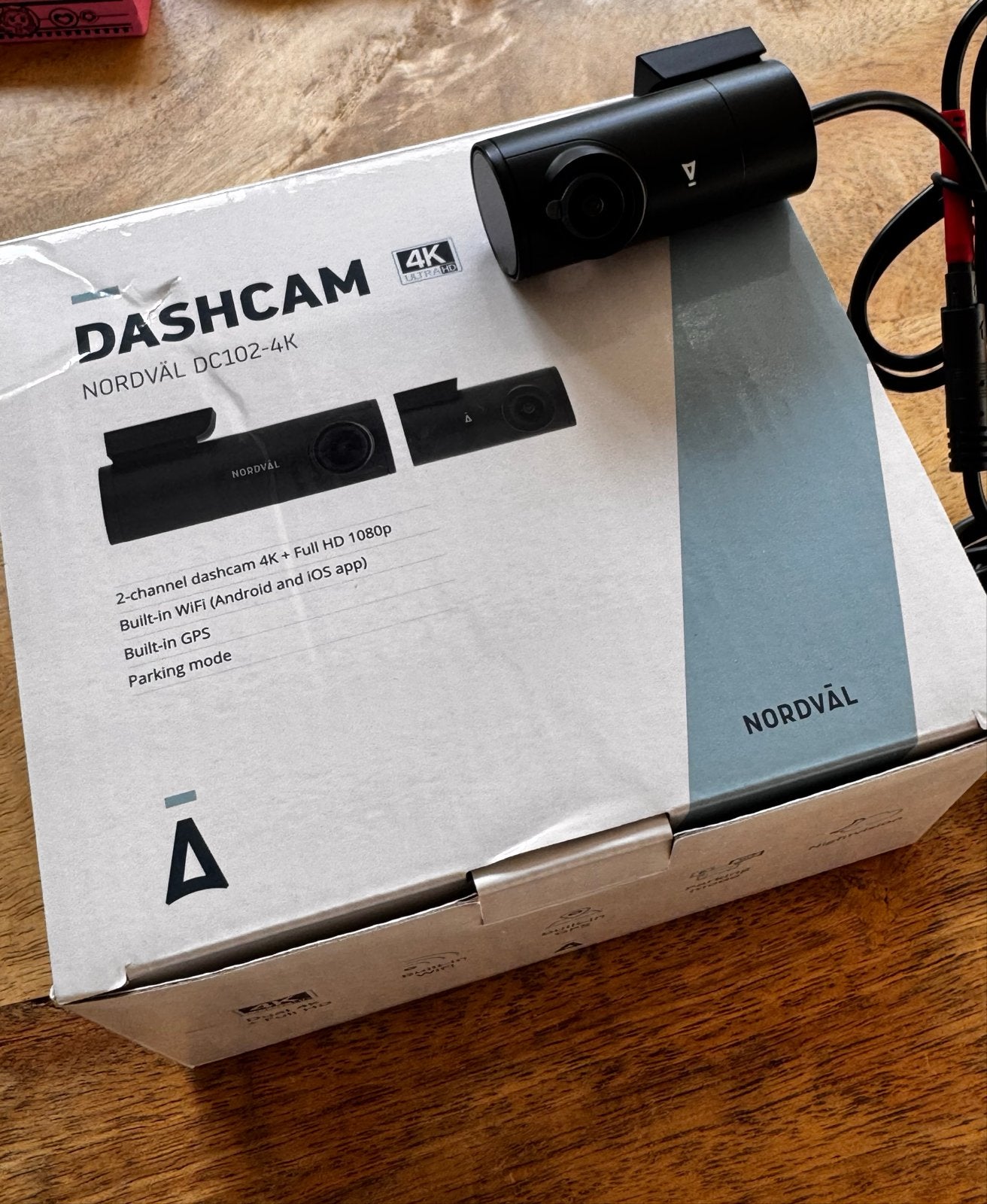 Nordval DC102-4K Dashcam Achtercamera - Nieuw, Ophalen of Verzenden, Nieuw
