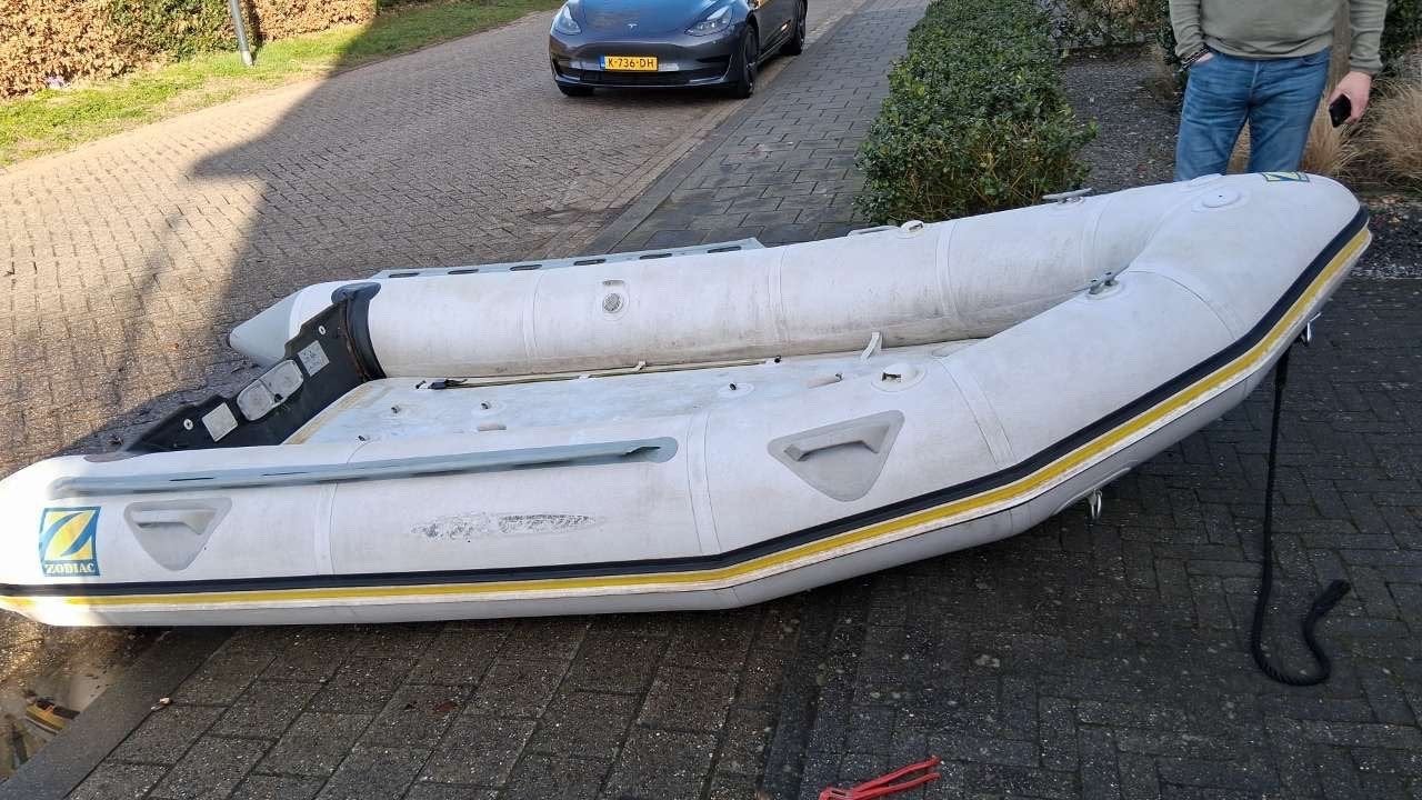 zodiac Futura rib, Ophalen, Gebruikt, Motor en Techniek, Motorboot