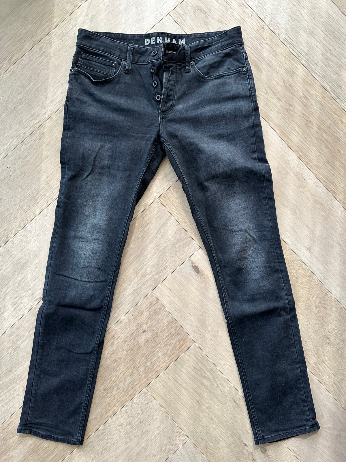 Denham Razor Slim Fit Jeans W33 L34 - Zwart, Ophalen of Verzenden, Zo goed als nieuw, Zwart, W33 - W34 (confectie 48/50)