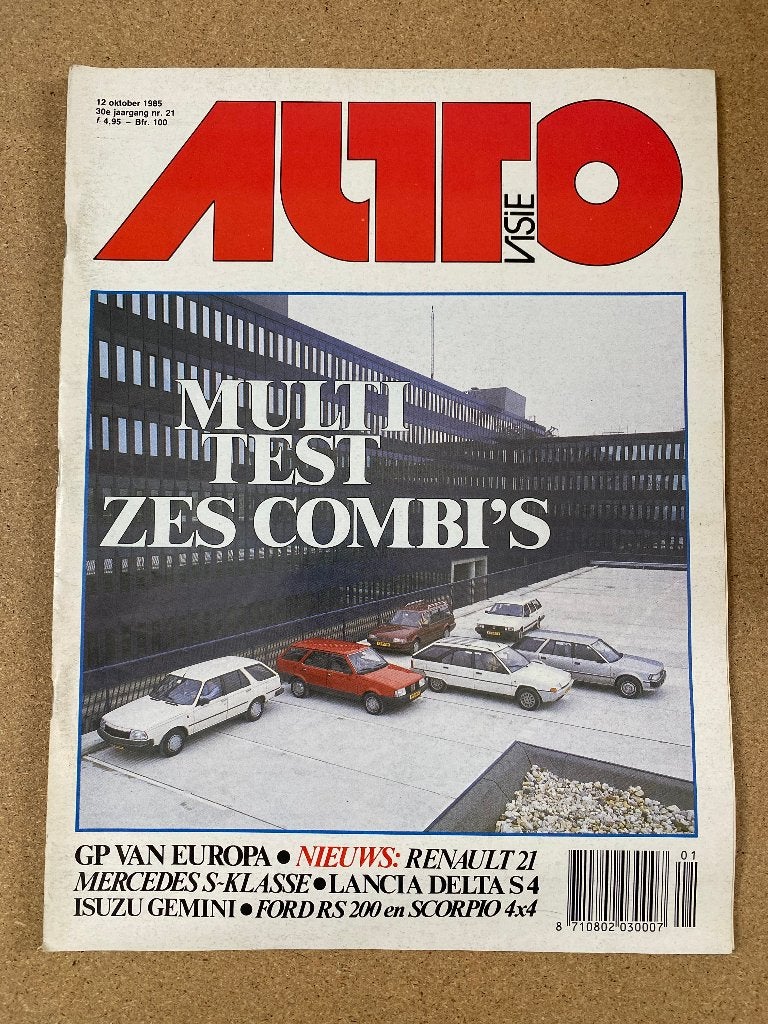 Autovisie 21 1985, Verzenden, Gelezen, Algemeen
