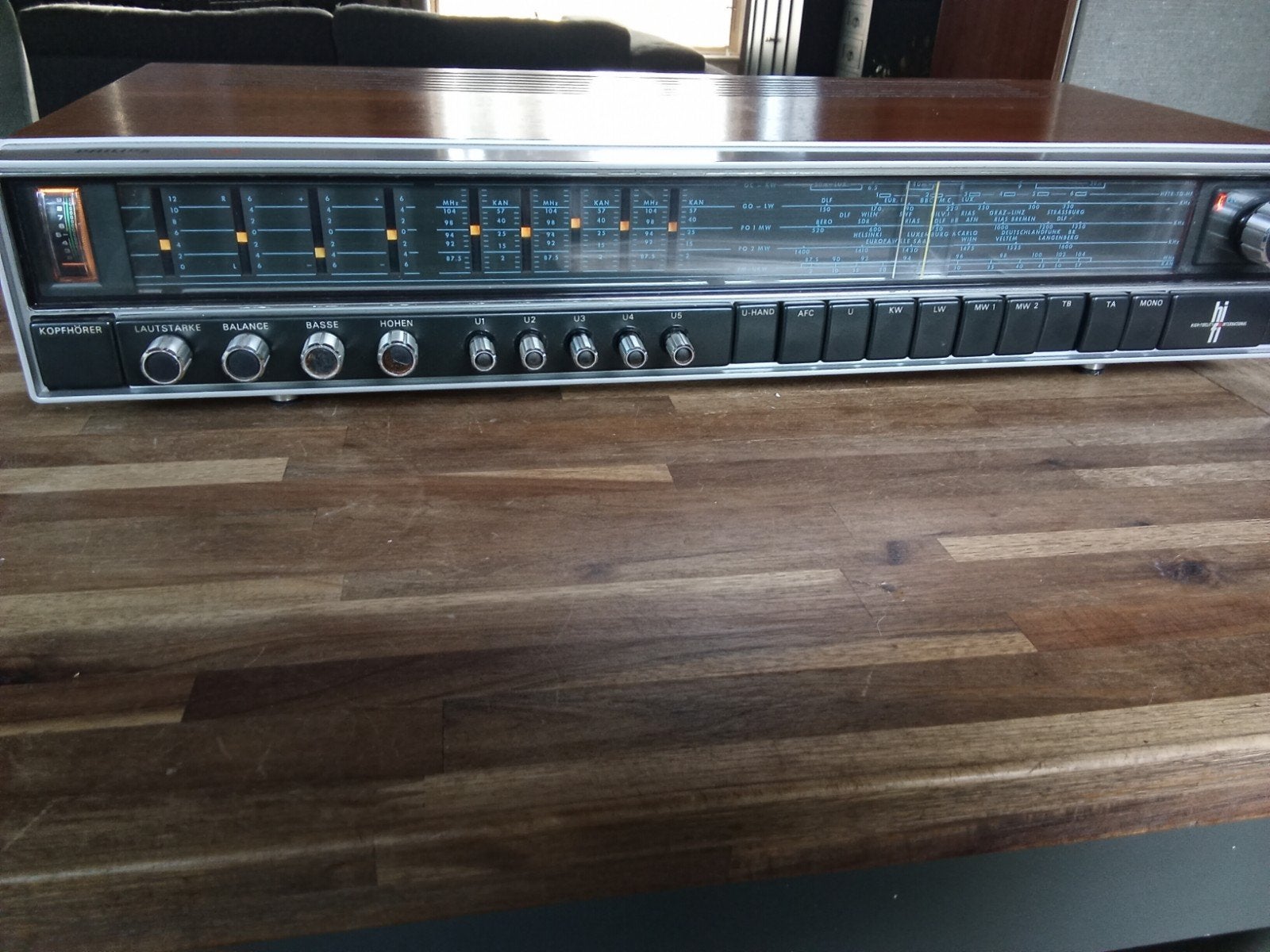 Philips radio 22RH712/22Z vintage, Ophalen, Gebruikt