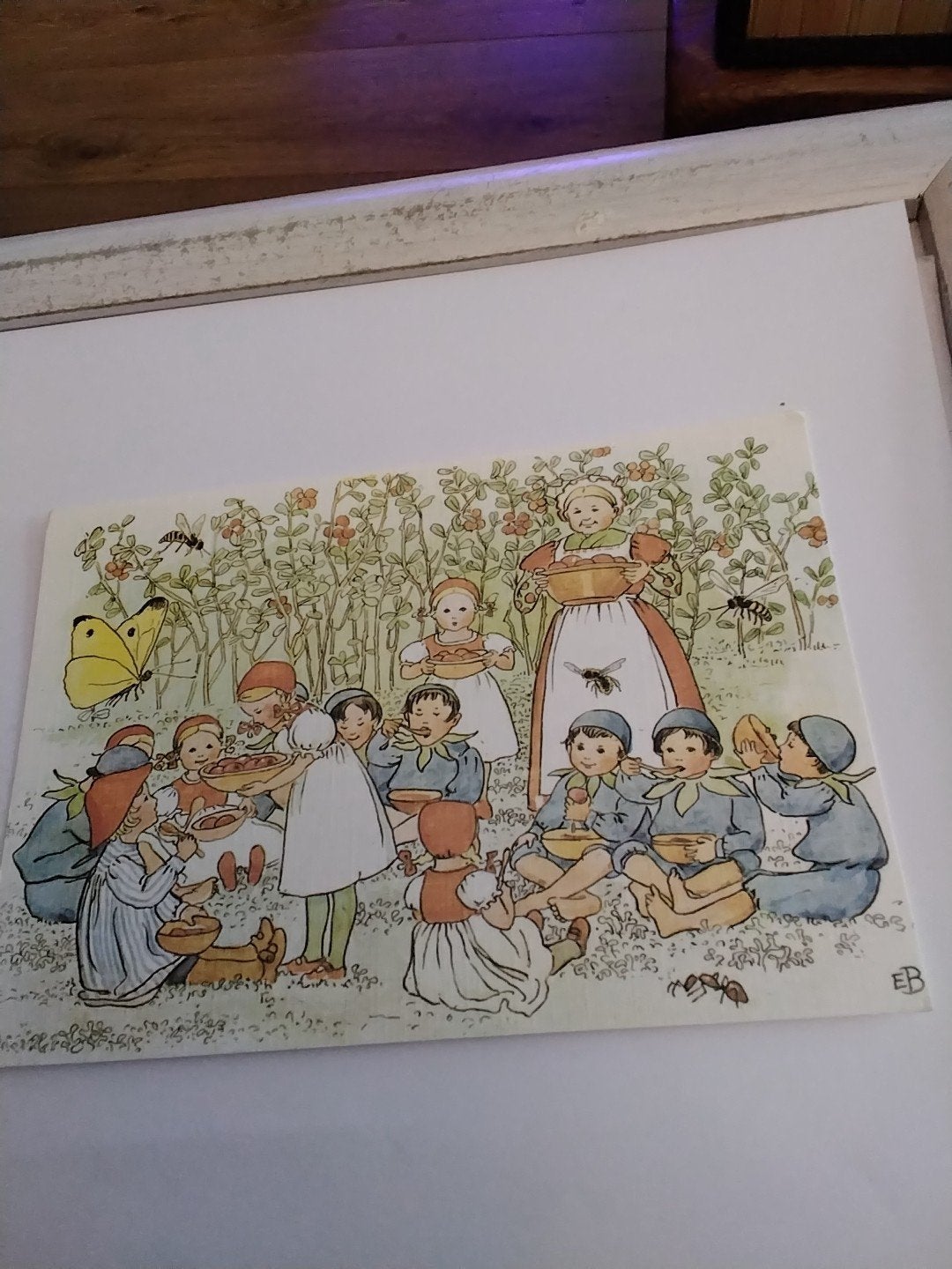 kaart Elsa Beskow - Illustratie 'Hansje in 't Bessenland, Ophalen of Verzenden, 1980 tot heden, Gelopen