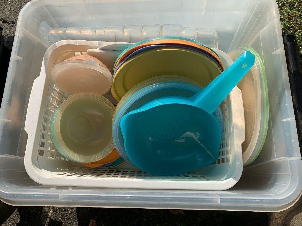 Tupperware camping servies, Ophalen of Verzenden, Gebruikt, Overige kleuren, Overige typen