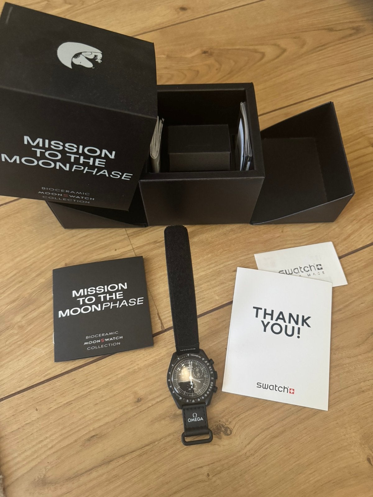 Swatch  Omega MoonSwatch “Mission to the Moon” – New + Band, Sieraden, Tassen en Uiterlijk, Horloges | Heren, Overige materialen