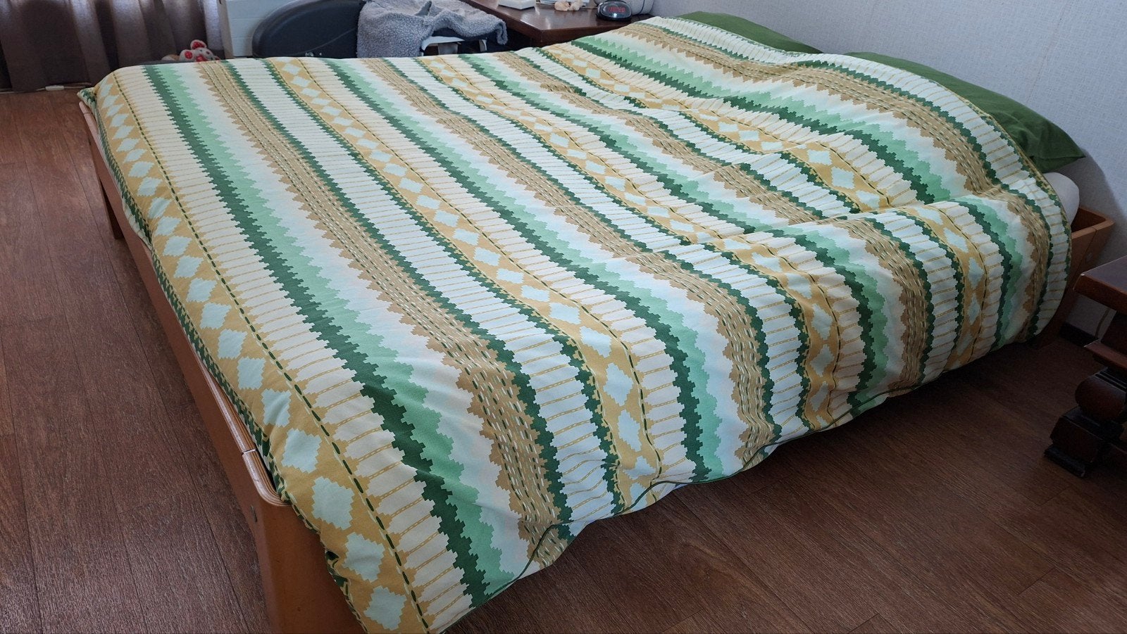 Auping Auronde met spiraalbodem 160x200x34 per 24 juni, Huis en Inrichting, Slaapkamer | Bedden, Ophalen, Gebruikt, Bruin, Tweepersoons
