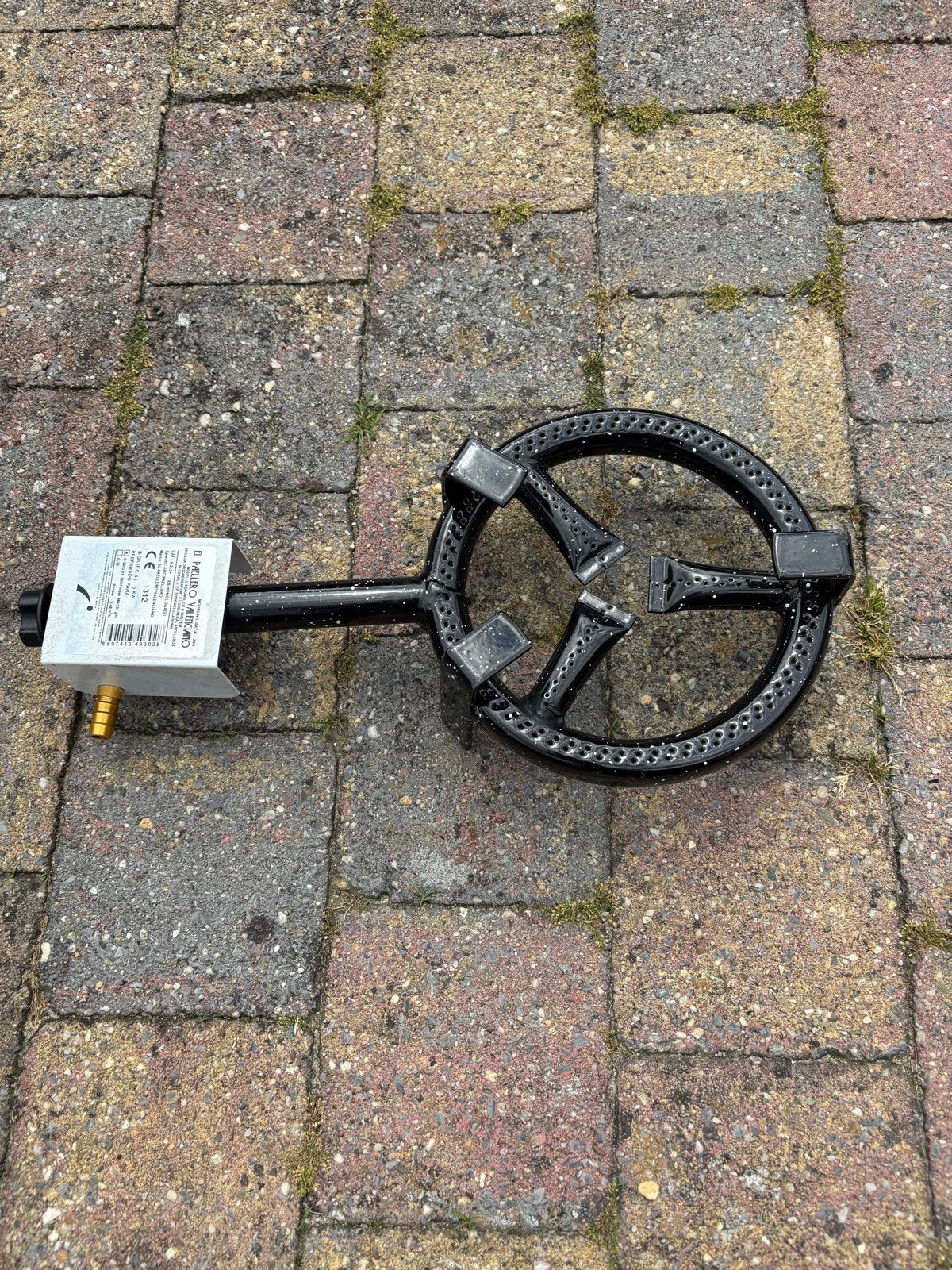 Paellabrander Gasfornuis 30cm - El Paellero Valenciano, Ophalen, 3 kookzones of minder, Zo goed als nieuw, Gas