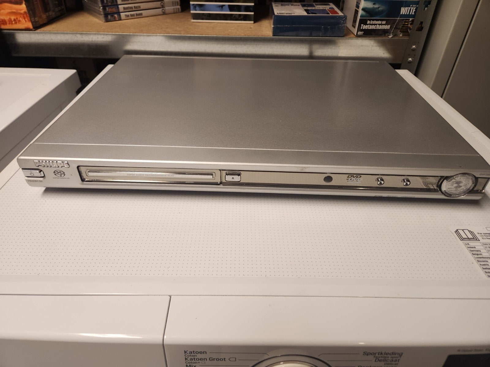 Philips DVP3350V DVD-speler - Zilver, Ophalen of Verzenden, Gebruikt, Dvd-speler, Philips