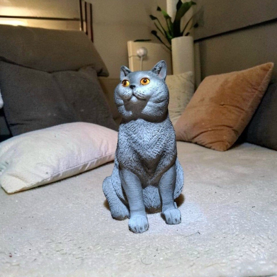Beeld Shih Tzu katten, Bulldog beeldjes mopshond beeld poes, Ophalen, Nieuw, Hond of Kat, Beeldje of Figuurtje