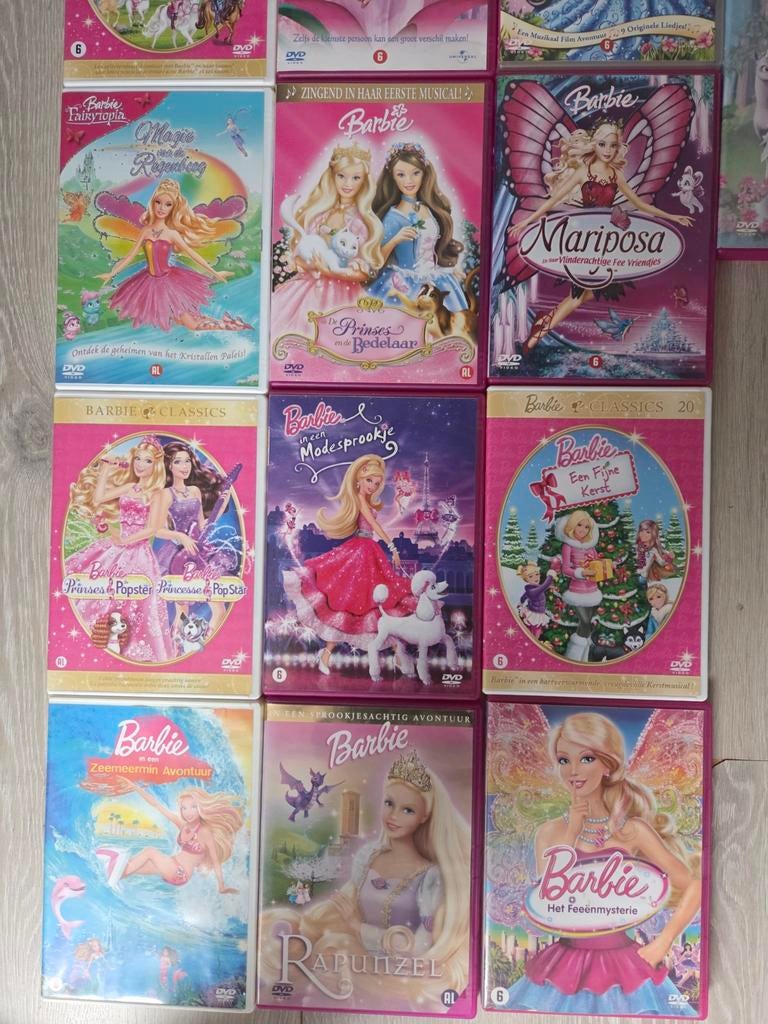Barbie - 13x dvd, Cd's en Dvd's, Dvd's | Kinderen en Jeugd, Alle leeftijden, Ophalen of Verzenden, Gebruikt