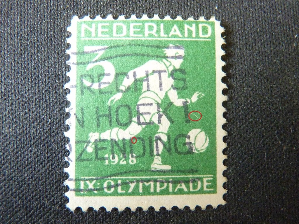 plaatfout  214 , gestempeld., Ophalen of Verzenden, T/m 1940, Gestempeld