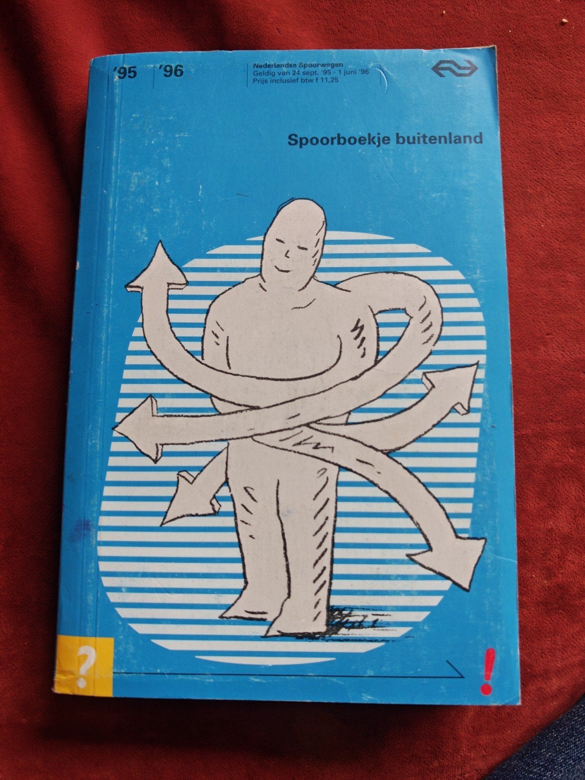 Spoorboekje buitenland '95/'96 - Nederlandse Spoorwegen, Verzamelen, Ophalen of Verzenden