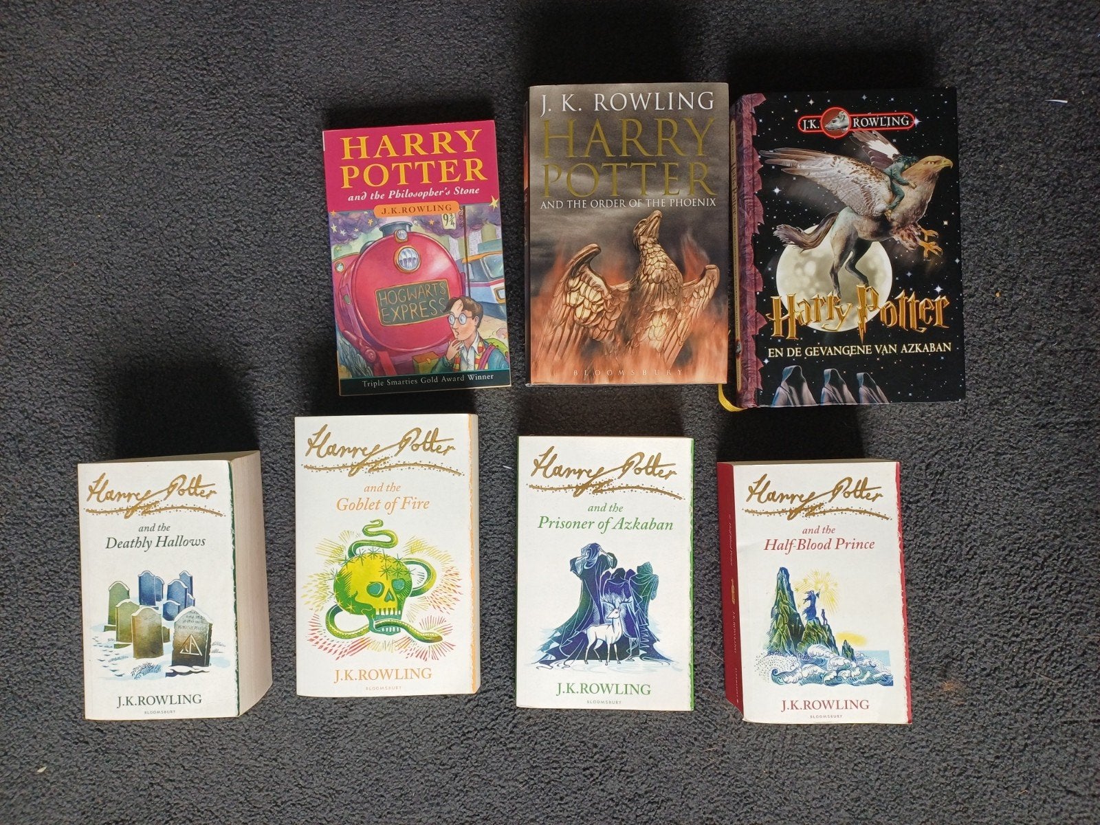 Harry Potter Boeken Collectie - Diverse Edities, Boeken, Ophalen, Gelezen, J.K. Rowling