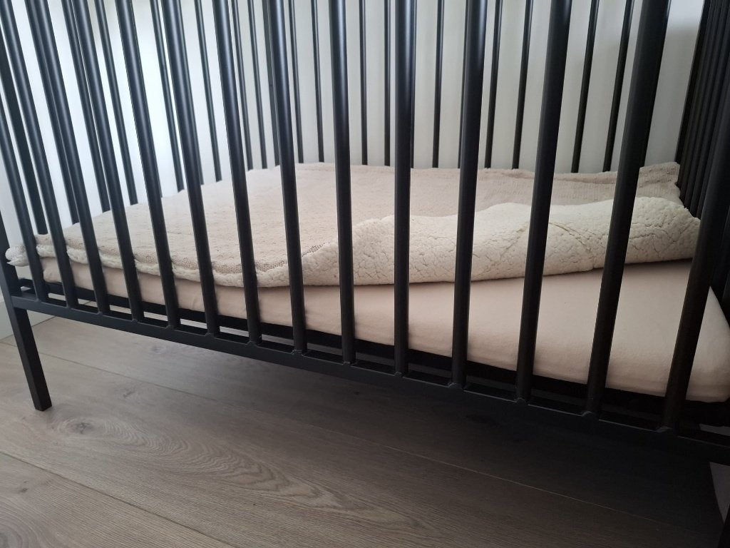 Jollein Boxkleed Bliss Knit Nougat, Ophalen of Verzenden, Zo goed als nieuw, Rechthoekig, Boxkleed