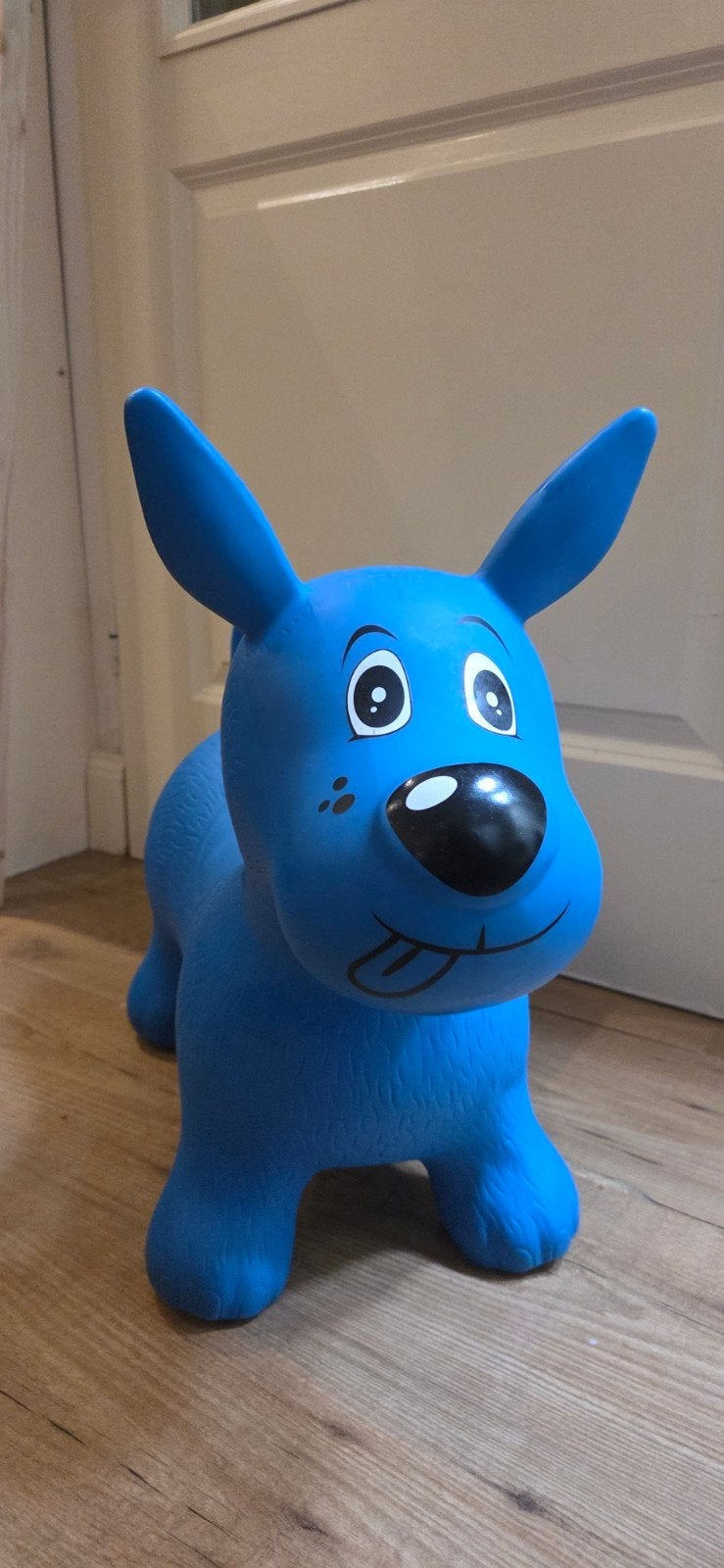 Blauwe opblaasbare hond 51 cm, Ophalen, Gebruikt