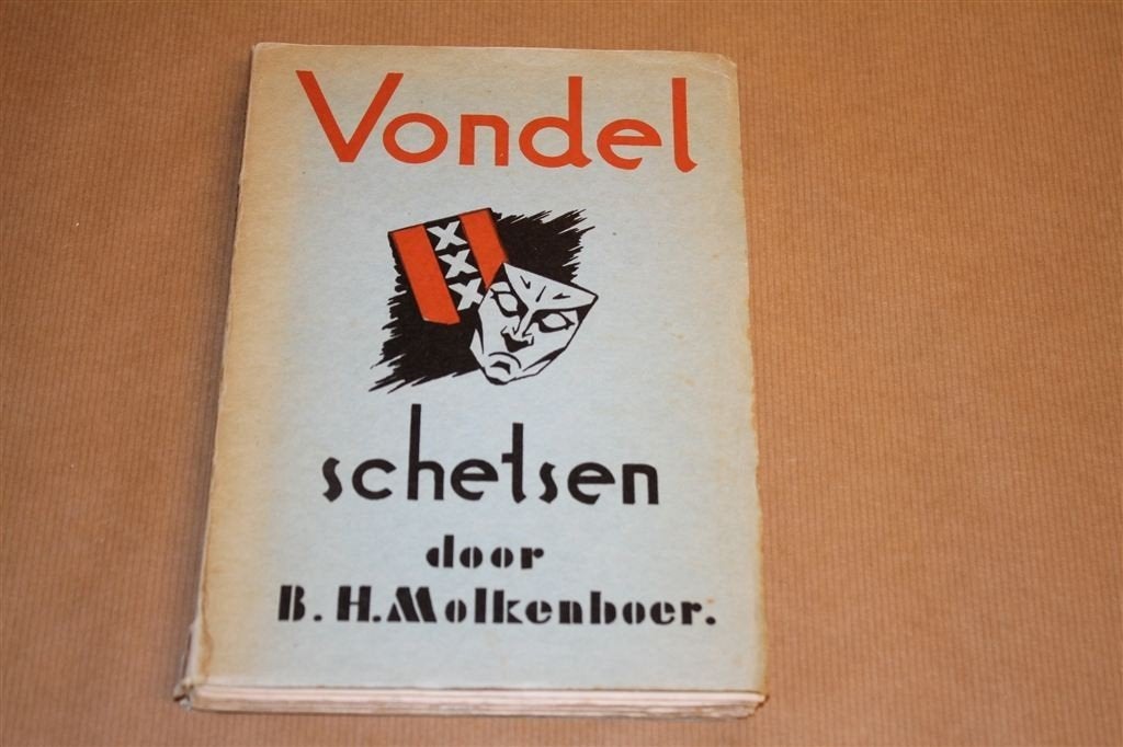 Vondel-schetsen. B.H. Molkenboer. Oude uitgave 1938., Boeken, Ophalen of Verzenden, Gelezen