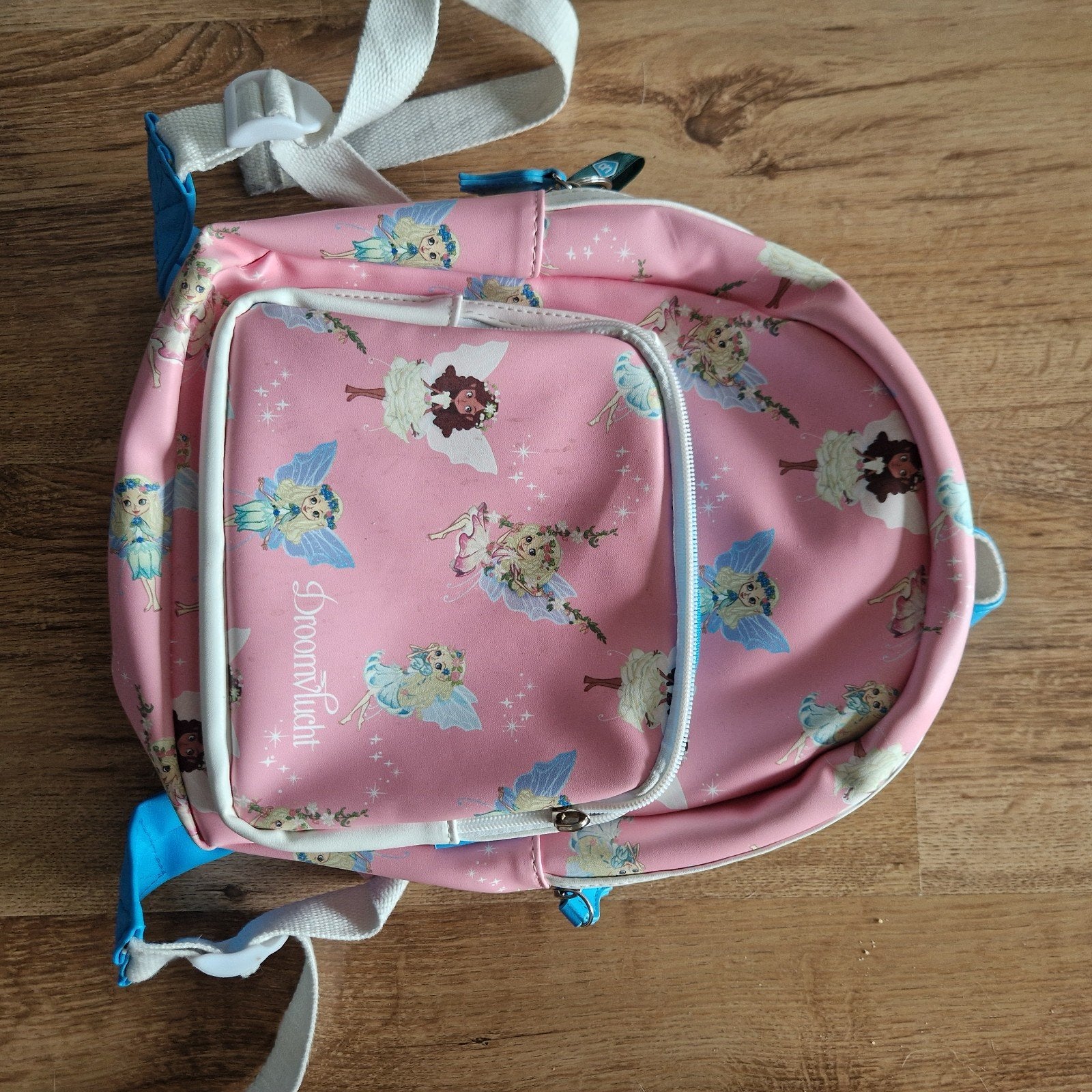 Efteling Droomvlucht Rugzakje - Roze met Elfjes, Ophalen of Verzenden, Zo goed als nieuw, Overige merken, Minder dan 30 cm
