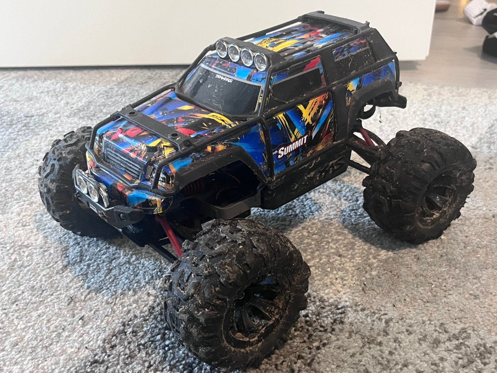 Traxxas Summit VXL 1/16 RC Auto met Extra's, Hobby en Vrije tijd, Elektro, Gebruikt, Verzenden, Auto offroad