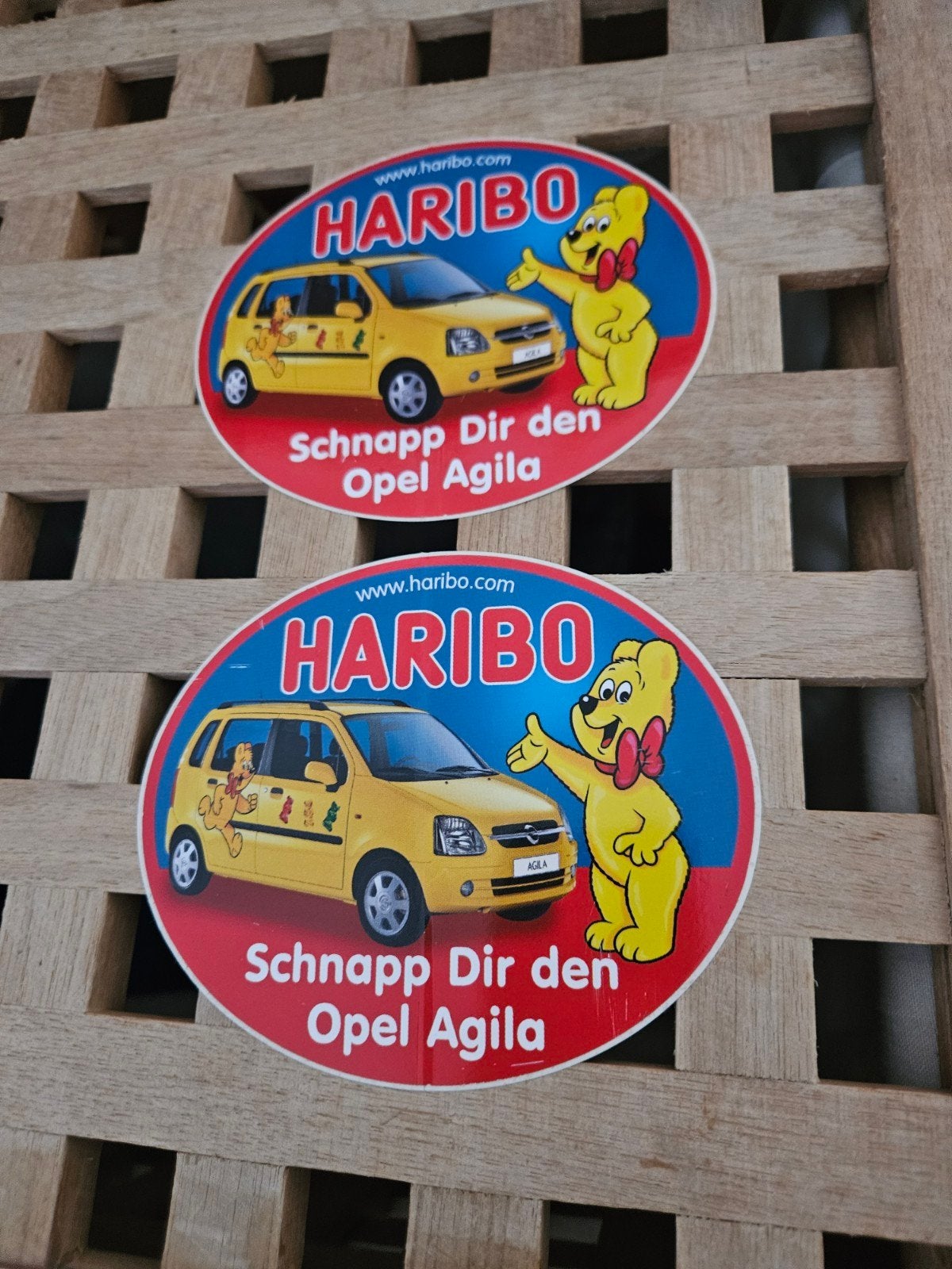 Opel Agila Haribo sticker, Verzamelen, Ophalen of Verzenden, Zo goed als nieuw