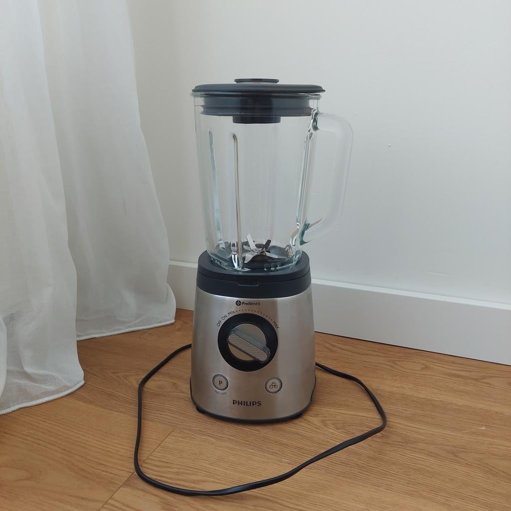 Philips Blender HR2195/00 - Krachtige Keukenmachine, Witgoed en Apparatuur, Blenders, Ophalen of Verzenden, Gebruikt, Blender