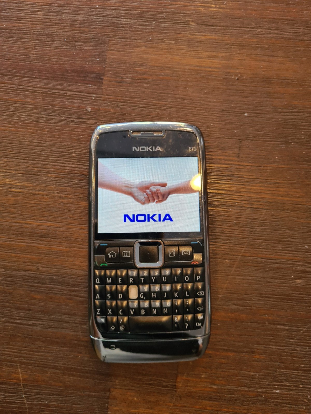 Nokia E71-1 - Perfect werkend, mist F-kapje, Gebruikt, Zwart, Fysiek toetsenbord, 3 tot 6 megapixel