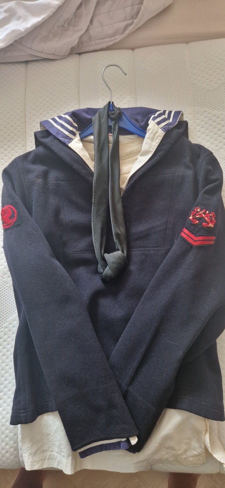 Uniek Marine pak uit 1958 - HMS Soemba, Verzamelen, Ophalen, Marine, Nederland, Kleding of Schoenen