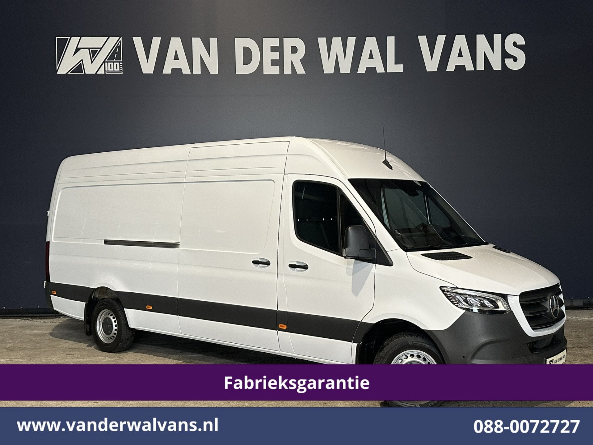 Mercedes-Benz Sprinter 317 CDI 170pk L3H2 Fabrieksgarantie E, Auto's, Bestelauto's, Gebruikt, 4 cilinders, 2000 kg, Wit