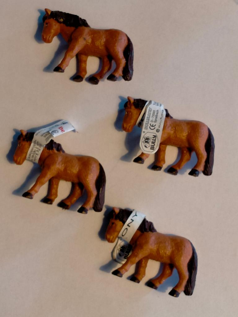 Pony pony's paard Bullyland pvc figuur dier dieren, Ophalen of Verzenden, Gebruikt