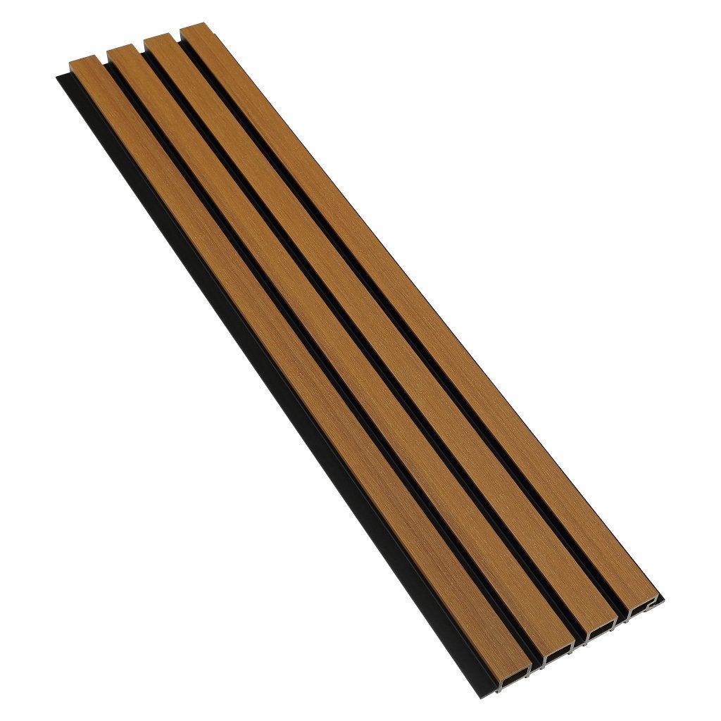 Wandbekleding/Gevelbekleding Composiet Teak 2900 mm NEW, Doe-het-zelf en Verbouw, Platen en Panelen, Ophalen of Verzenden, Gebruikt
