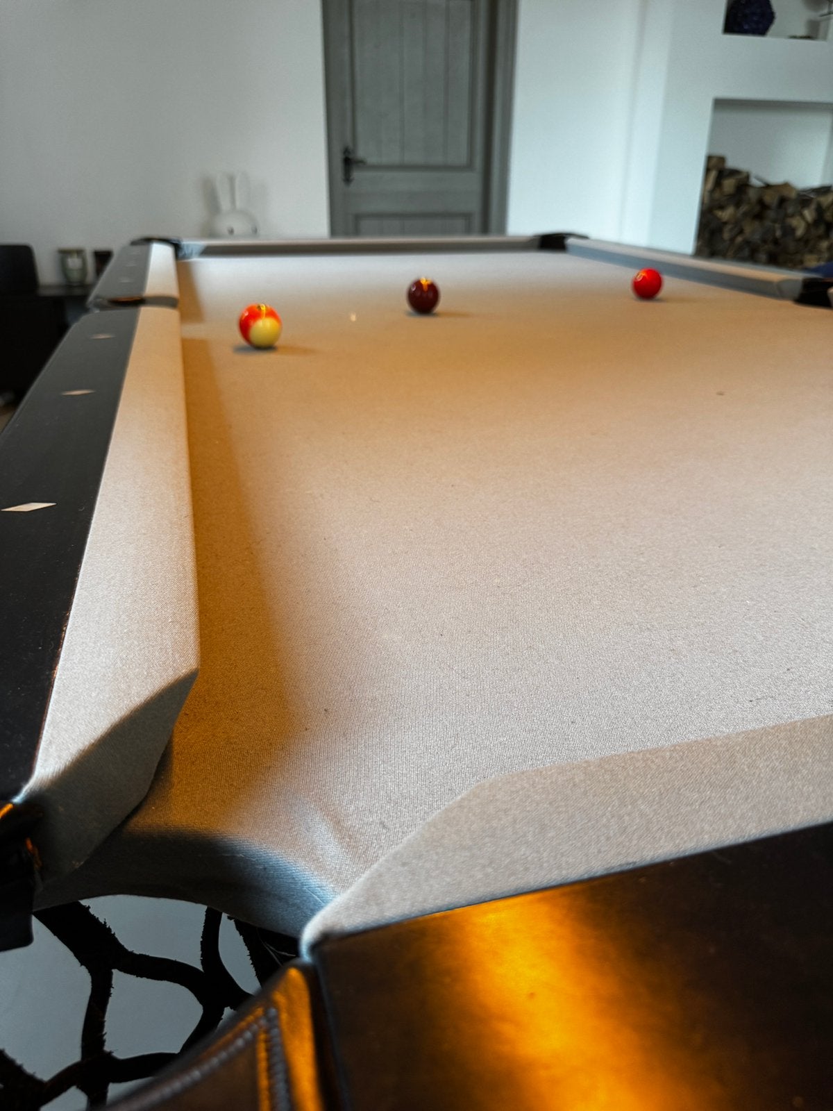 Luxe Pooltafel 8ft grijs!, Sport en Fitness, Biljarten en Poolen, Ophalen, Zo goed als nieuw, Pooltafel