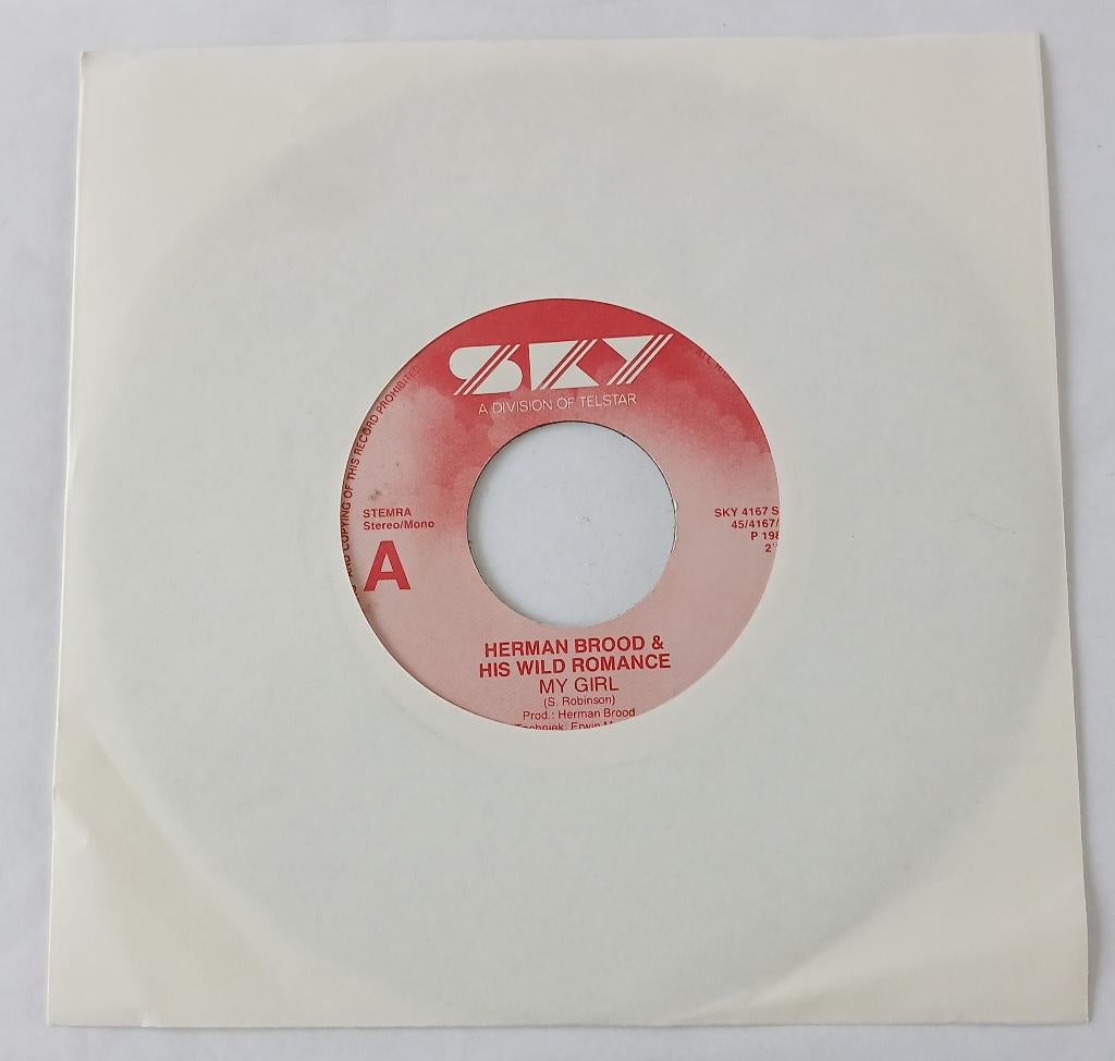 Herman Brood & his Wild Romance - My girl, Ophalen of Verzenden, Gebruikt, Pop, Single