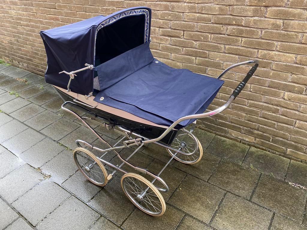 Vintage Silver Cross Kinderwagen - Klassiek Blauw, Ophalen, Gebruikt, Kinderwagen, Overige merken
