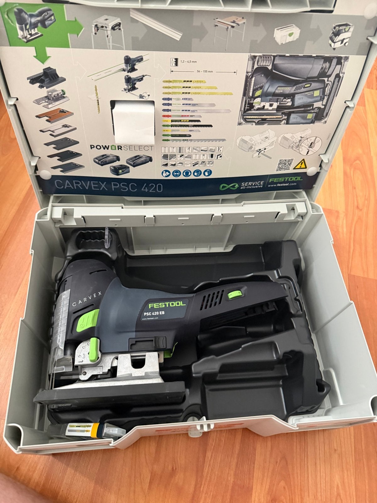 Festool CARVEX PSC 420 Accu Decoupeerzaag, Decoupeerzaag, 600 tot 1200 watt, Ophalen of Verzenden, Zo goed als nieuw