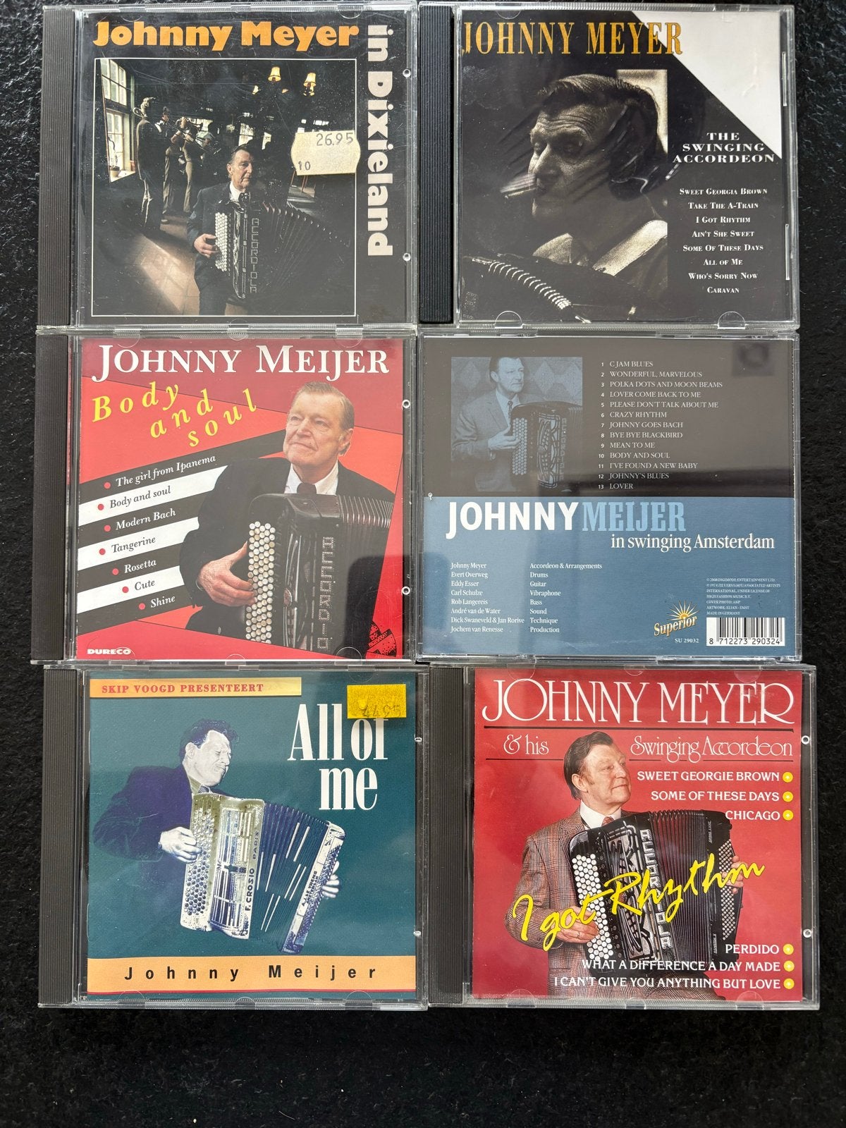 Johnny Meyer CD collectie - 6 albums, Cd's en Dvd's, Ophalen, Gebruikt, Boxset