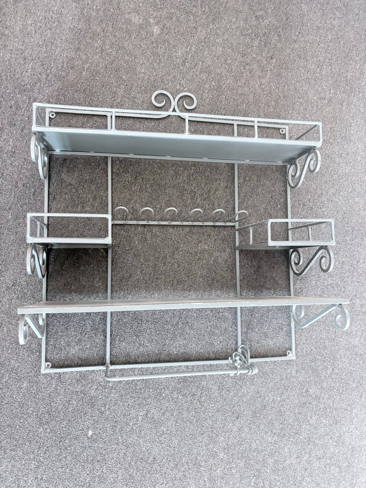 Leuk grijs metalen rek - 61x23x60cm, Ophalen, Gebruikt