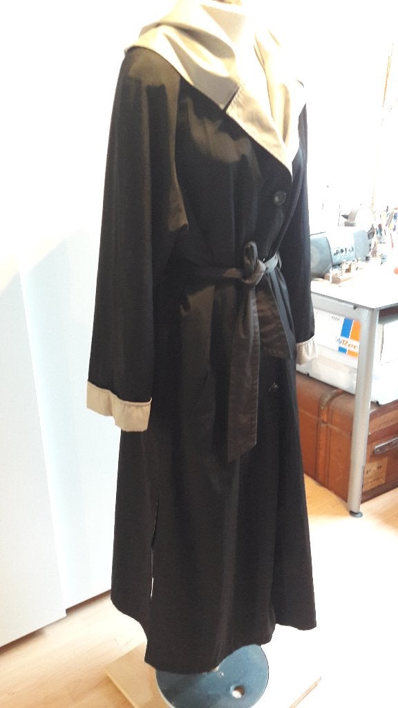 Elegante jas met capuchon DAMO, maat 44, Ophalen of Verzenden, Zo goed als nieuw, Maat 42/44 (L)