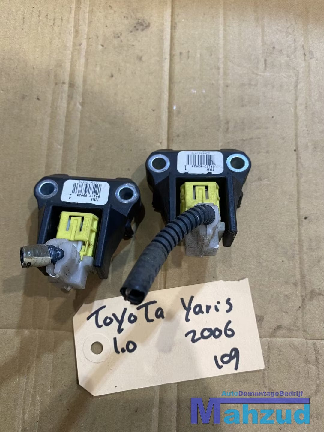 TOYOTA YARIS 2 P9 Airbag crash sensor links rechts voor, Auto-onderdelen, Info@toyota.co.jp, Gebruikt, Toyota Motor Corporation