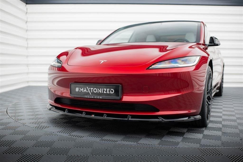 Maxton Design Spoiler Splitter Lip Tesla Model 3 Facelift, Verzenden
