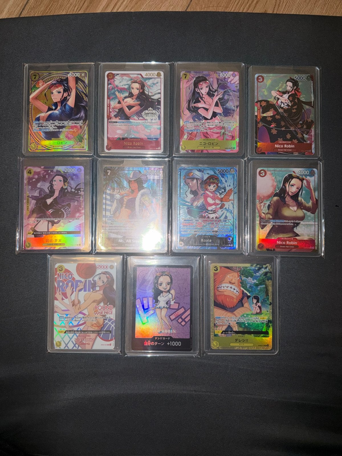 One Piece Nico Robin cards, Ophalen of Verzenden, Zo goed als nieuw
