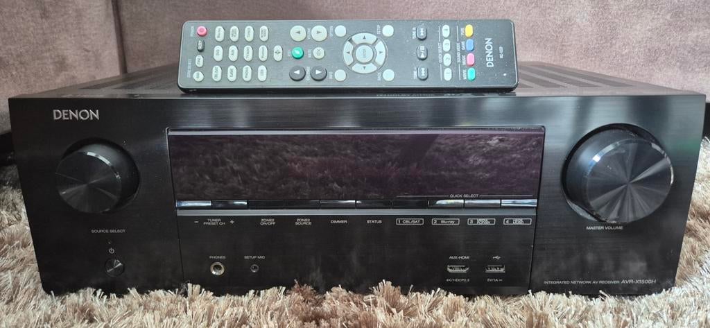 Denon AVR-X1500H AV Receiver - Zo goed als nieuw, Audio, Tv en Foto, Versterkers en Receivers, Ophalen, Denon, Zo goed als nieuw