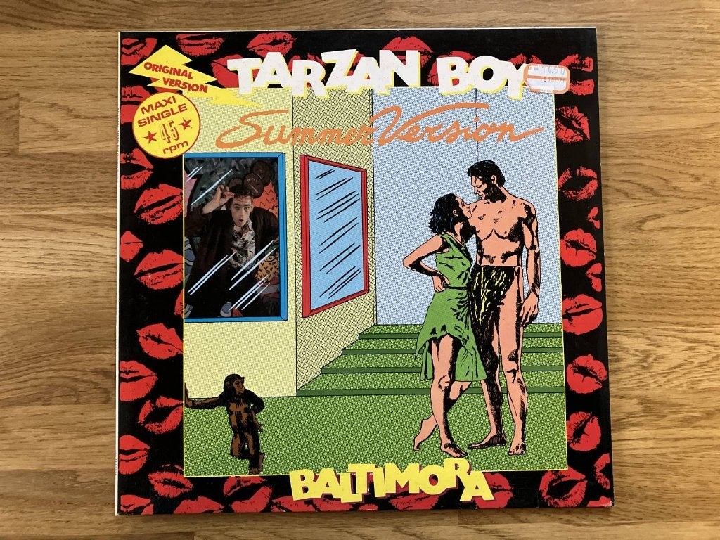 Baltimora / Tarzan Boy (Summer Version), Ophalen of Verzenden, Zo goed als nieuw, 12 inch, Disco