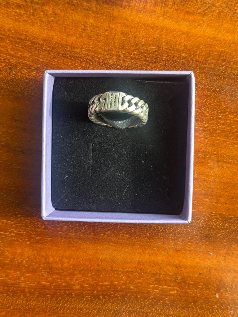 Ring Buddha to Buddha, Ophalen of Verzenden, Zo goed als nieuw, Zilver