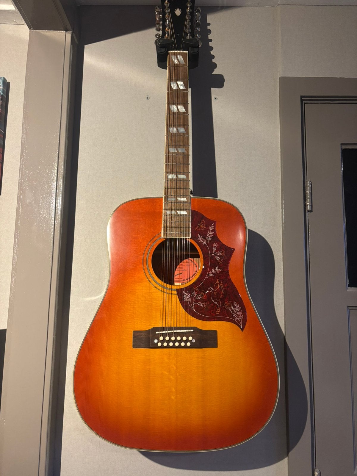 Epiphone Hummingbird 12-Snaar, Muziek en Instrumenten, Ophalen, Zo goed als nieuw, Western- of Steelstringgitaar