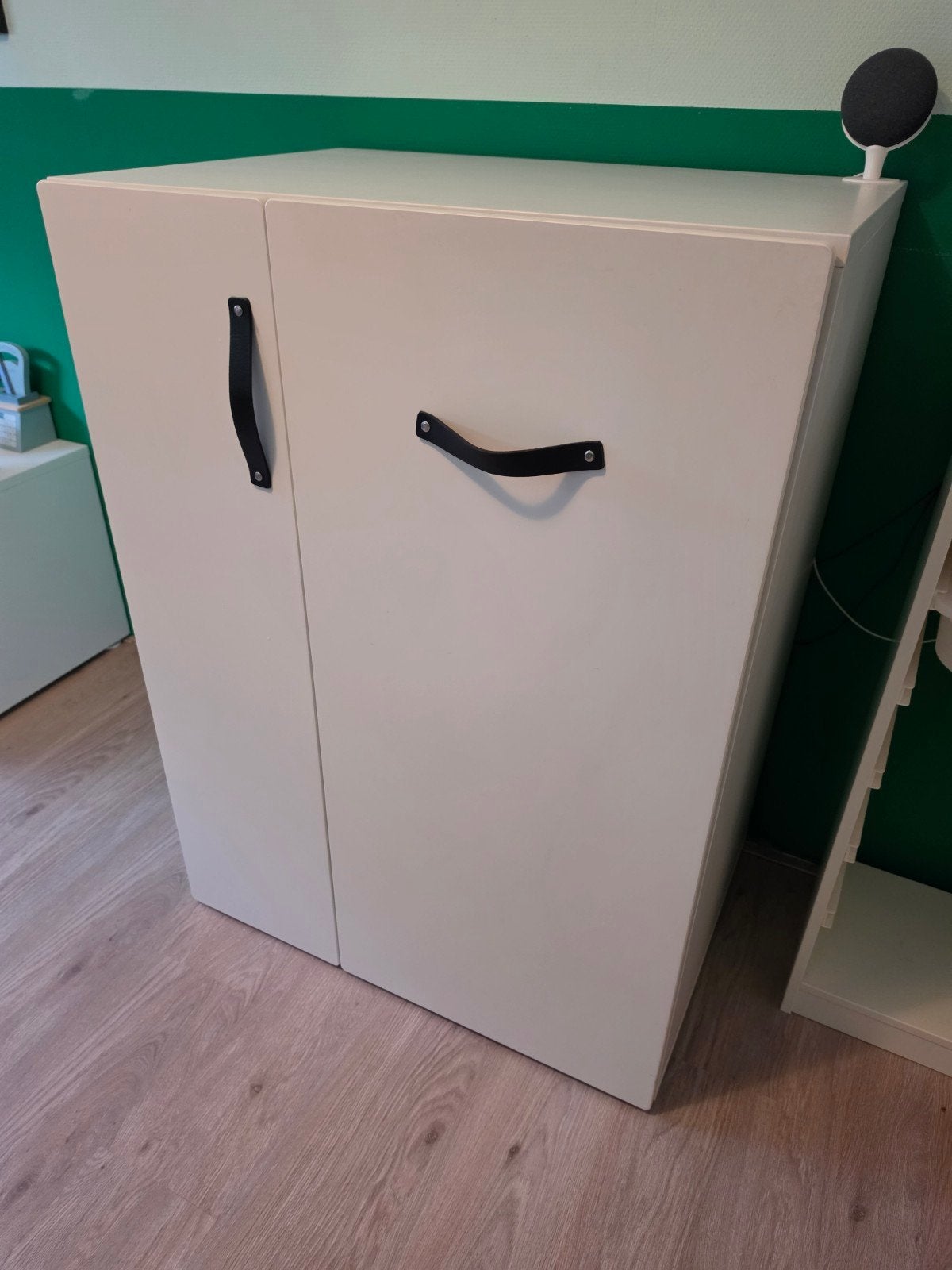 IKEA SMÅSTAD kast met hangruimte en draadmanden, Huis en Inrichting, Ophalen, 100 tot 150 cm, 50 tot 100 cm, Zo goed als nieuw