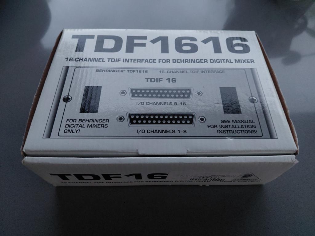 16-channel tdif interface voor Behringer ddx3216, Verzenden, Nieuw