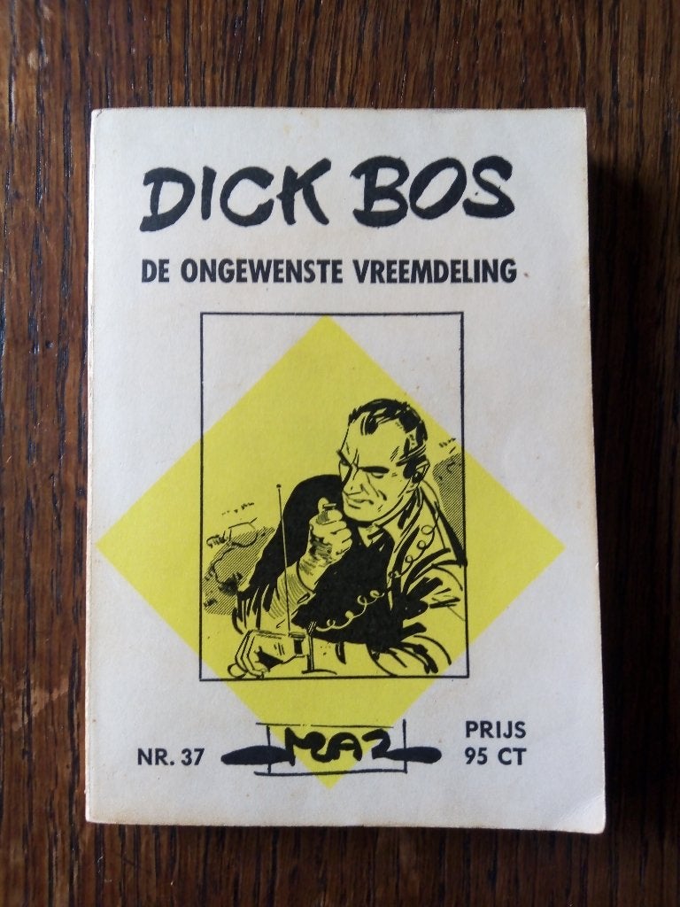 dick bos nr.37*1964*1ste druk-ongewenst vreemdeling/mazure, Boeken, Gelezen, Alfred Mazure, Eén stripboek, Ophalen of Verzenden