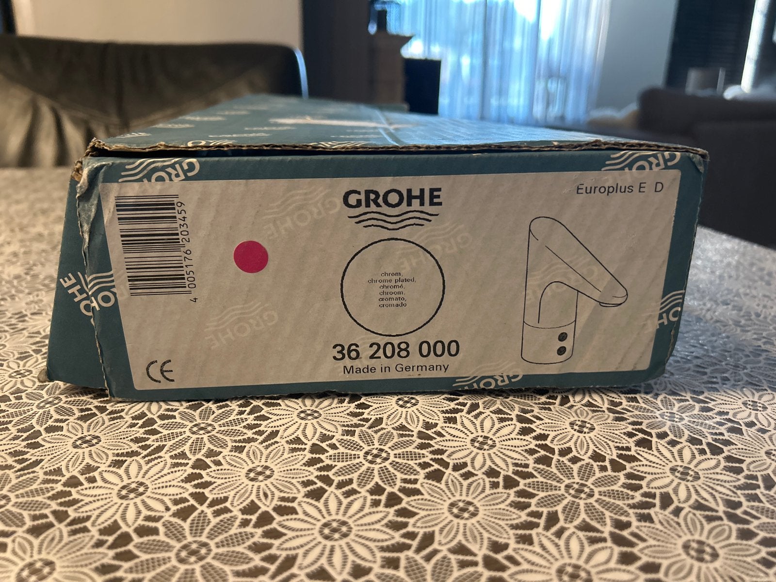 Grohe Europlus E Kraan - Nieuw in doos, Ophalen of Verzenden, Nieuw, Chroom, Kraan
