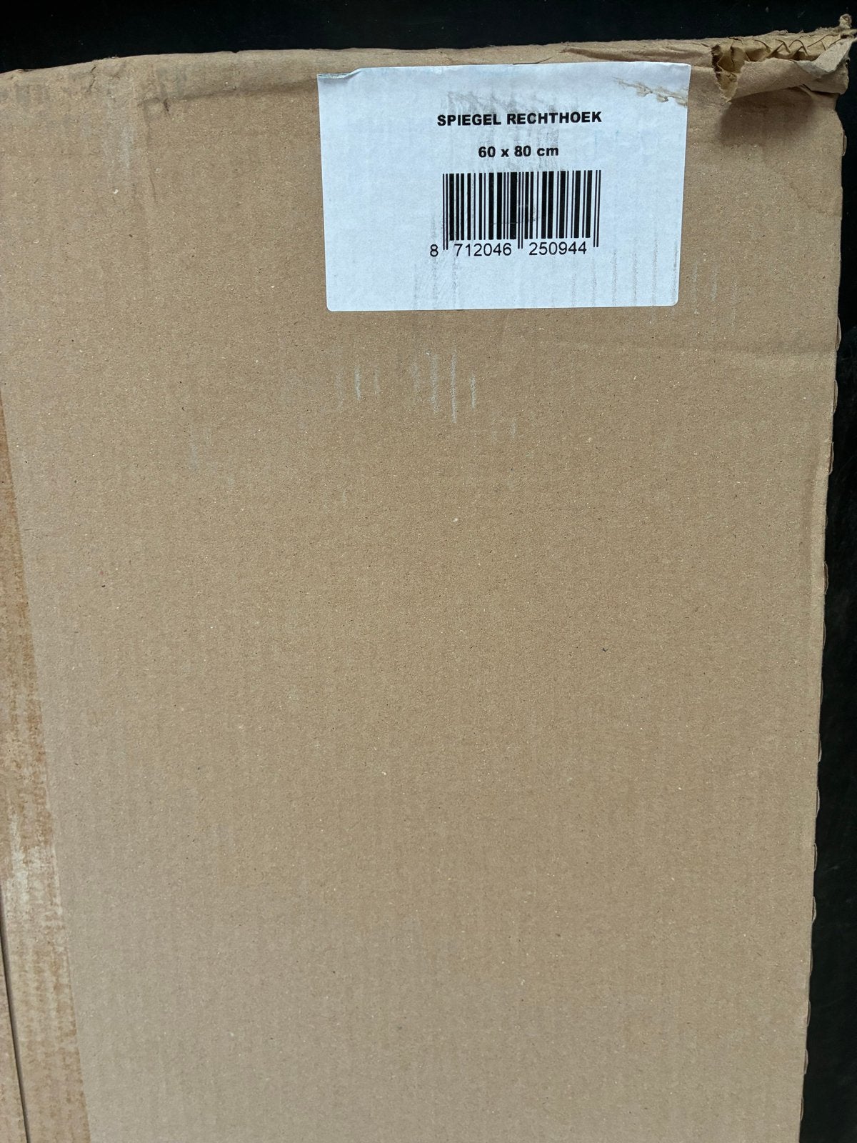 Rechthoekige spiegel 60x80 cm - Nieuwstaat - Gratis, Ophalen, Nieuw, Minder dan 100 cm, Rechthoekig