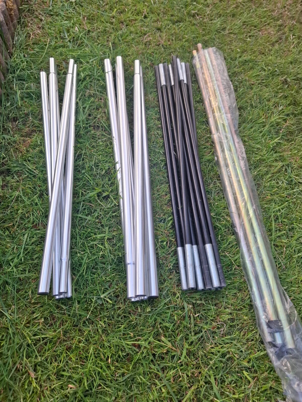 Tentstokken met en zonder elastiek, Ophalen of Verzenden, Gebruikt